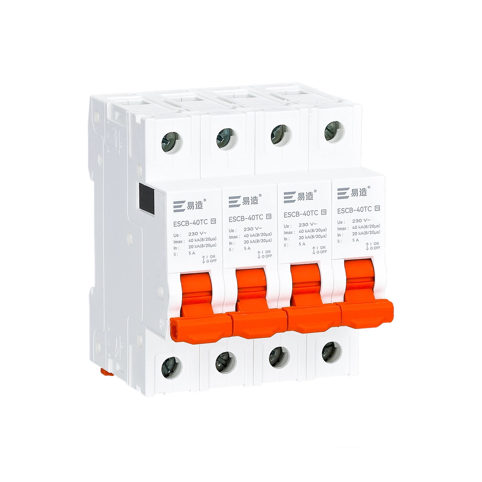 40kA二级浪涌后备保护器