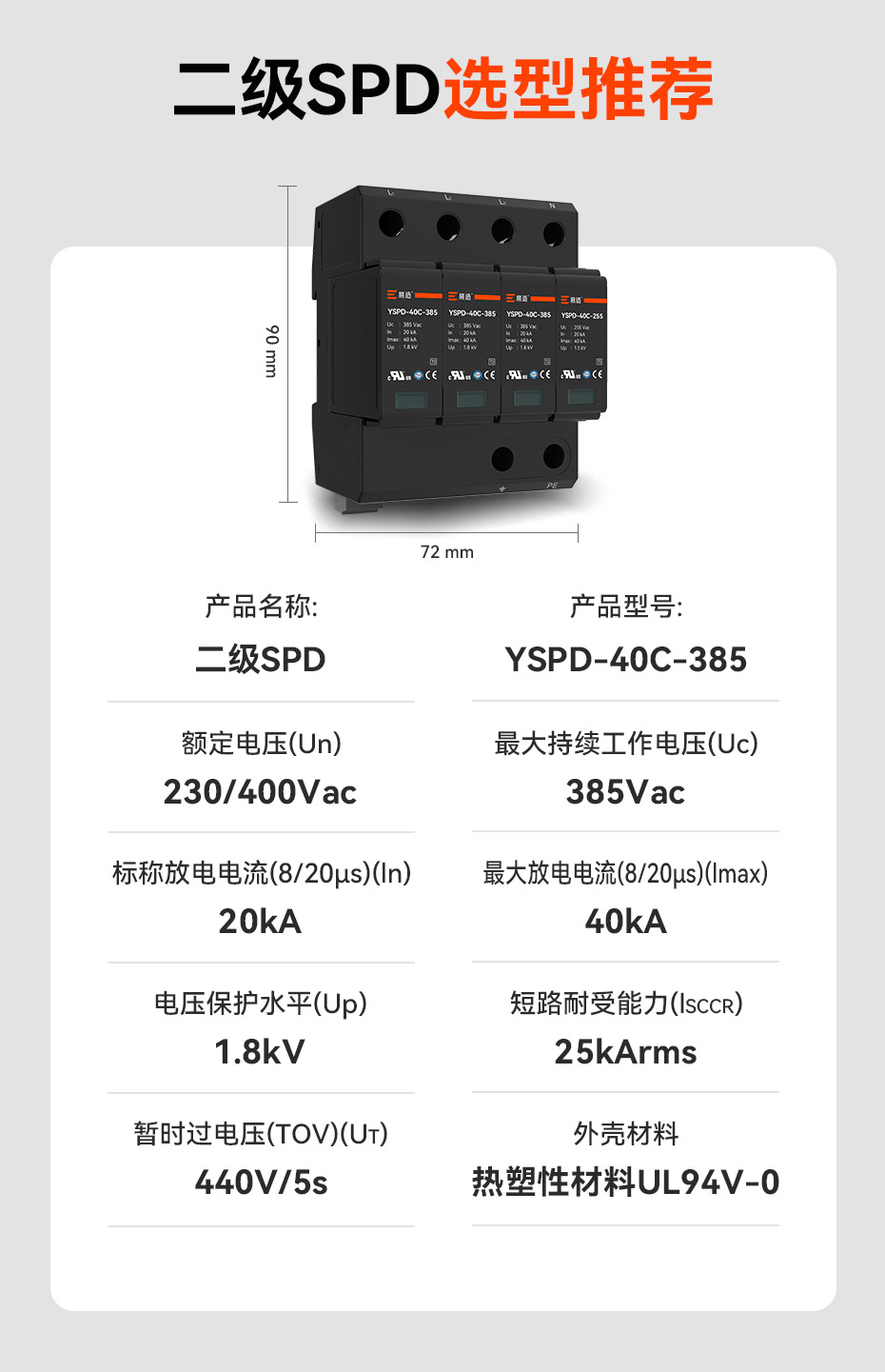 2级浪涌保护器认证