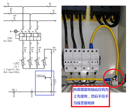 成套配电装置中浪涌保护器 成套配电装置中浪涌保护器