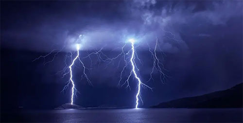 油库雷电预警系统-黄色警报 油库雷电预警系统-黄色警报