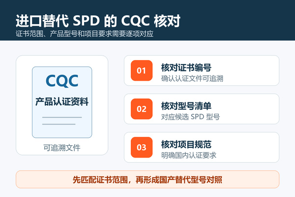 进口替代SPD的CQC认证资料核对要点 进口替代SPD的CQC认证资料核对要点