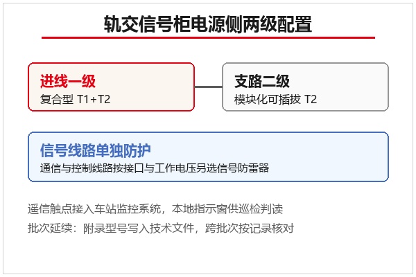 轨交柜电源侧两级配置示意 轨交柜电源侧两级配置示意