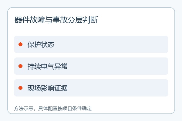 器件故障与事故分层判断 器件故障与事故分层判断