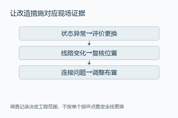 让改造措施对应现场证据