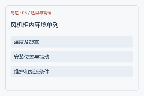 风机柜内环境单列